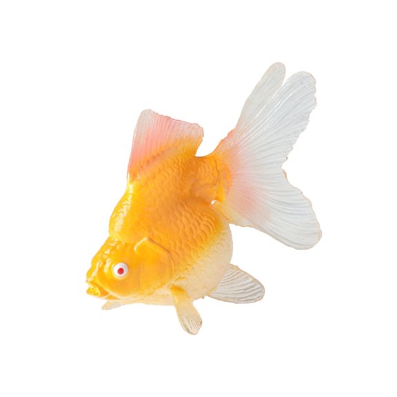 Leatfisat Realistic Goldfish Model 1Pcs Artificial Aquarium Fish Decoration Mini Lifelike Plastic Fish For Kids Learning And Aquarium Display