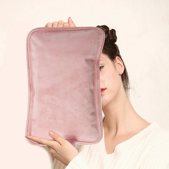 Leatfisat Rechargeable Plush Hot Water Bottle – Soft Hand Warmer For Winter 1Ml – Electric Heating Pad For Comfort