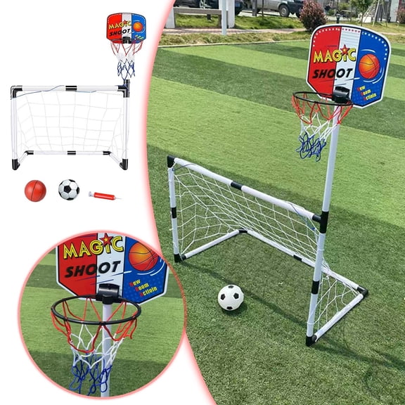 Leatfisat Soccer Goal,Small Foldable Goal For Kids,Kids Goals For The Backyard/Indoor/Outdoor,Mini Soccer Toys Gifts For Children