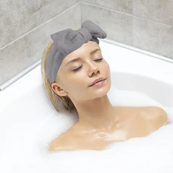 Leatfisat Spa Headband, Hair Band For Washing Face, Makeup Headband, Skincare Headbands, Soft Fleece Hairband For Face Washing Yoga