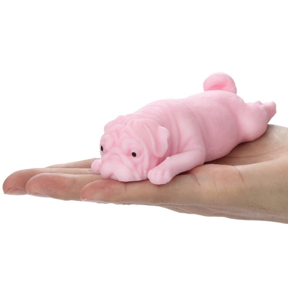 Leatfisat Squishy Pug Puppy Stress Reliever, Kawaii Mochi Design With Healing Fun Features