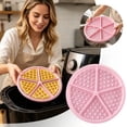thumbnail image 1 of Leatfisat Waffle Mold, 1Pcs Silicone Waffle Mold Set, Large Waffle Maker Baking Tray Pan Molds For Diy Waffle Cake Candy Chocolate Making, 1 of 4