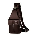 thumbnail image 1 of Leathario Men leather Sling Bag Chest Bag Shoulder Bag Crossbody Casual Bag Pack Multipurpose, 1 of 7
