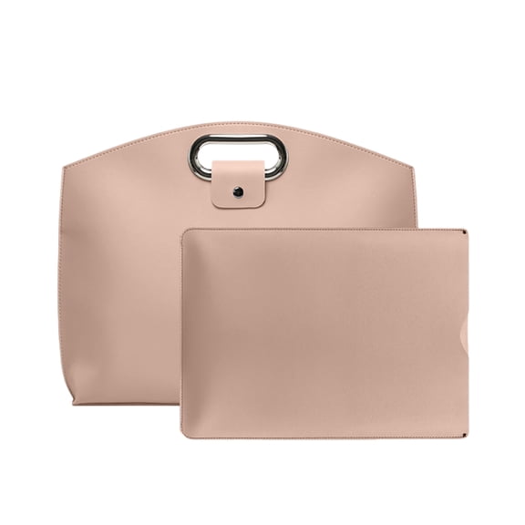 Leather 14 16 Inch 2 Piece Laptop Suitable For Handbag Protective Work Handbag Briefcase