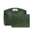 thumbnail image 1 of Leather 14 16 Inch 2 Piece Laptop Suitable For Handbag Protective Work Handbag Briefcase, 1 of 9