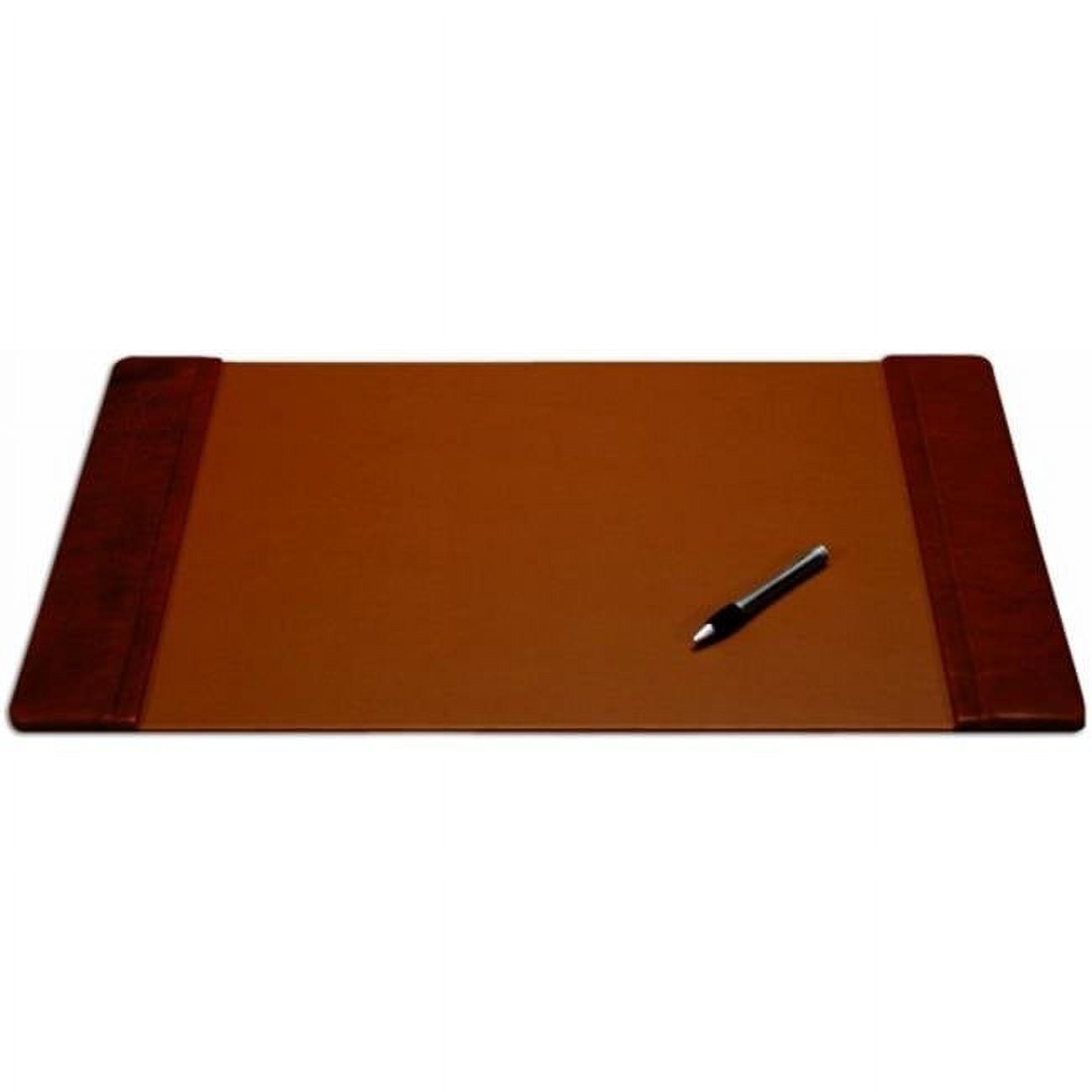 Leather 25x17 Desk Pad with Side Rails
