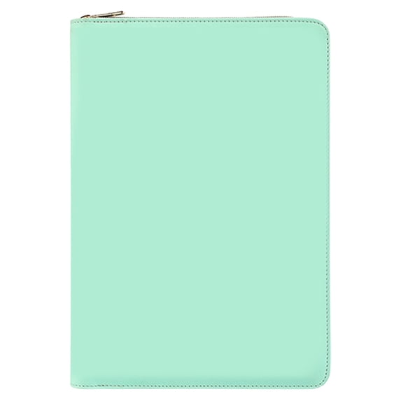 Leather A5 Portfolio Padfolio Folio A5 Notebook Journal Cover Planner Binder Business Work Folder Organizer by Weiweigg