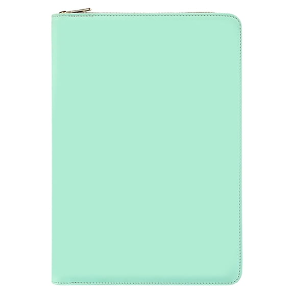 Leather A5 Portfolio Padfolio Folio A5 Notebook Journal Cover Planner Binder Business Work Folder Organizer by Weiweigg