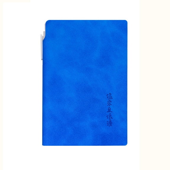 Leather A7 Notebook with Pen - Portable and Stylish Notepad for Students and Professionals - Ideal for Note Taking and Planning