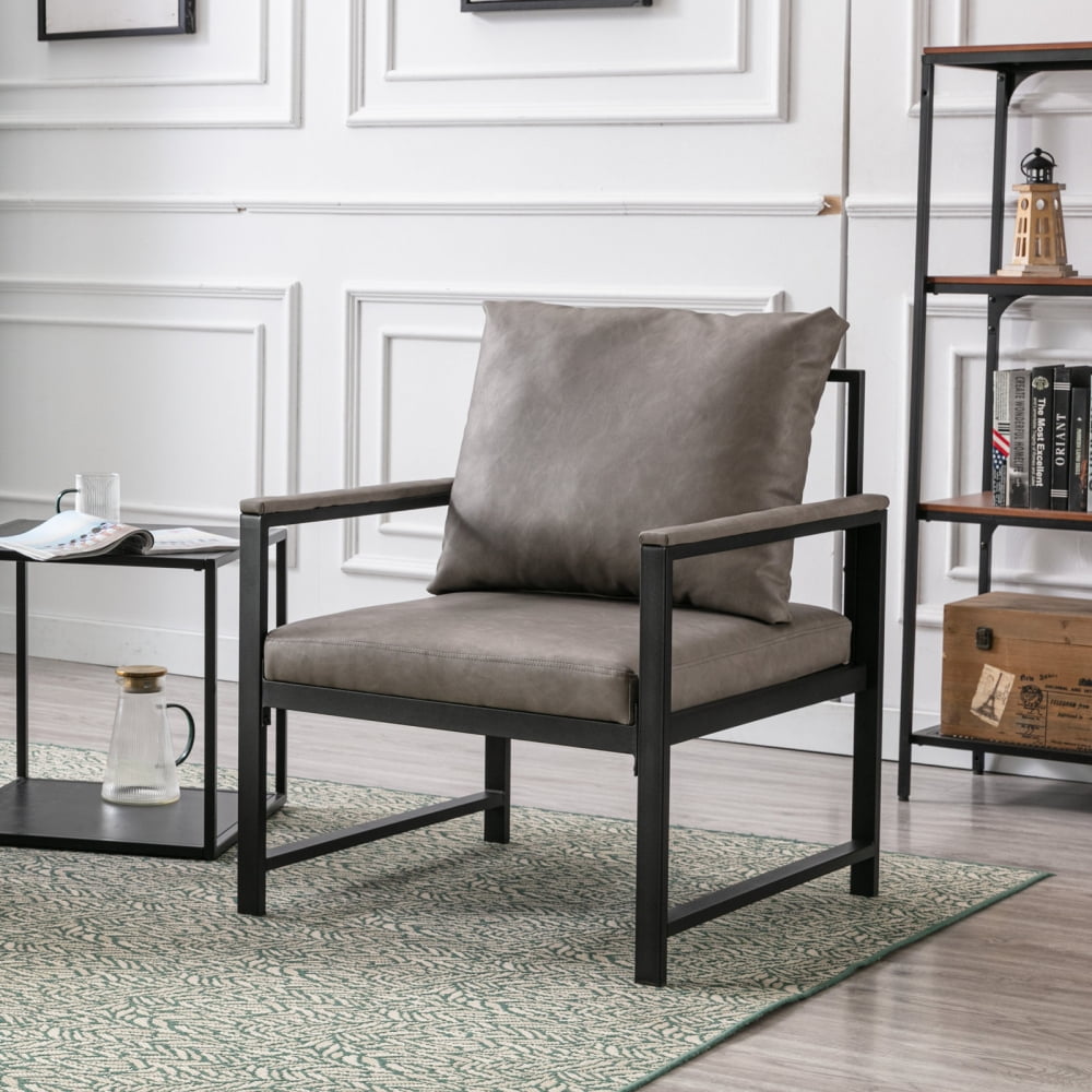 Metal frame cushion chair hotsell