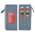 thumbnail image 1 of Leather All in One Card Case Holder Slim Wallet With a Card Protection Strap by Marshal, 1 of 58