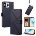 thumbnail image 1 of Leather For Apple iPhone 14 Pro Max, Flip Wallet Leather Case With Card Holder Magnetic Closure Protective Phone Cases Cover,Blue,For iPhone 14 Pro Max, 1 of 7