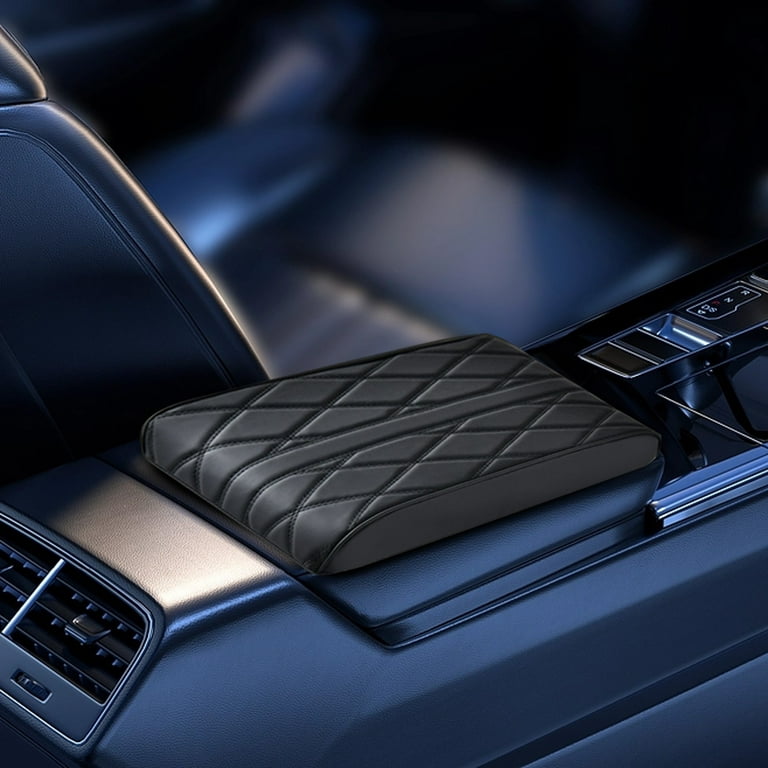 Leather Armrest Cover for Car,Waterproof Car Armrest Box Pad, Car