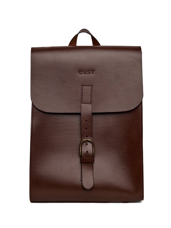 Leather Backpack Dark Brown Oxford Collection
