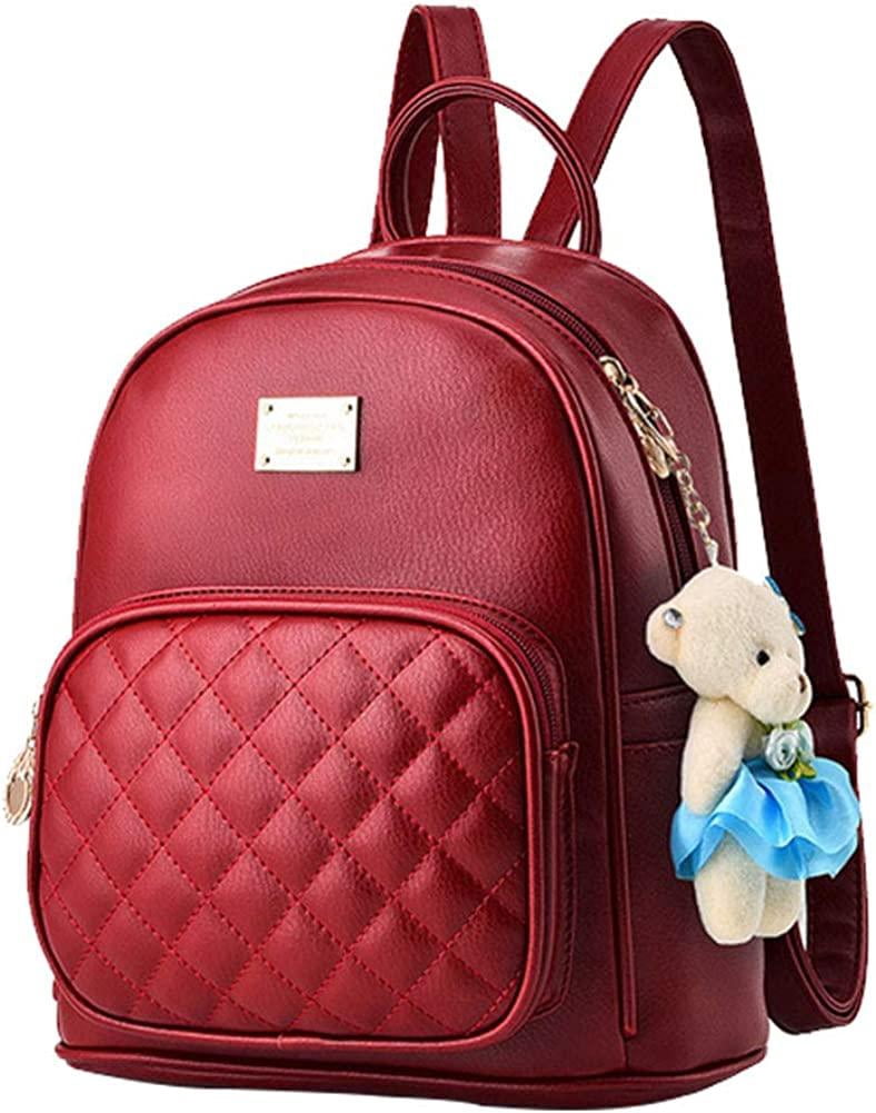 Leather Backpack Purse Satchel School Bags Casual Travel  display picture 2