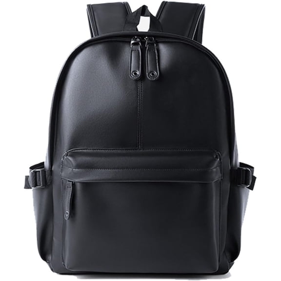 Leather Backpack for Men Black Laptop Computer Backpack Large Capacity Business Ladies Retro Leisure Travel Backpac
