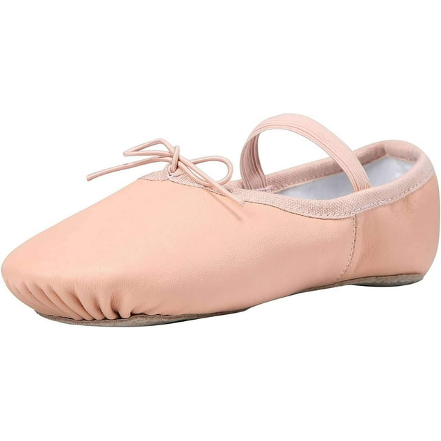 Leather Ballet Shoes/Ballet Slippers/Dance Shoes (Toddler/Little/Big