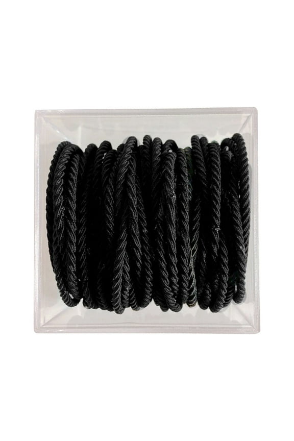 Leather Band High Elasticity Durable Hair Binding Rope for Women 50 Piece Set
