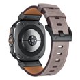 thumbnail image 1 of Leather Band Strap Replacement for Samsung Galaxy Watch Ultra, Rugged Exquisite Leather Business Bands Stainless Steel Buckle Wristband for Galaxy Watch Ultra 47mm Smartwatch, 1 of 11