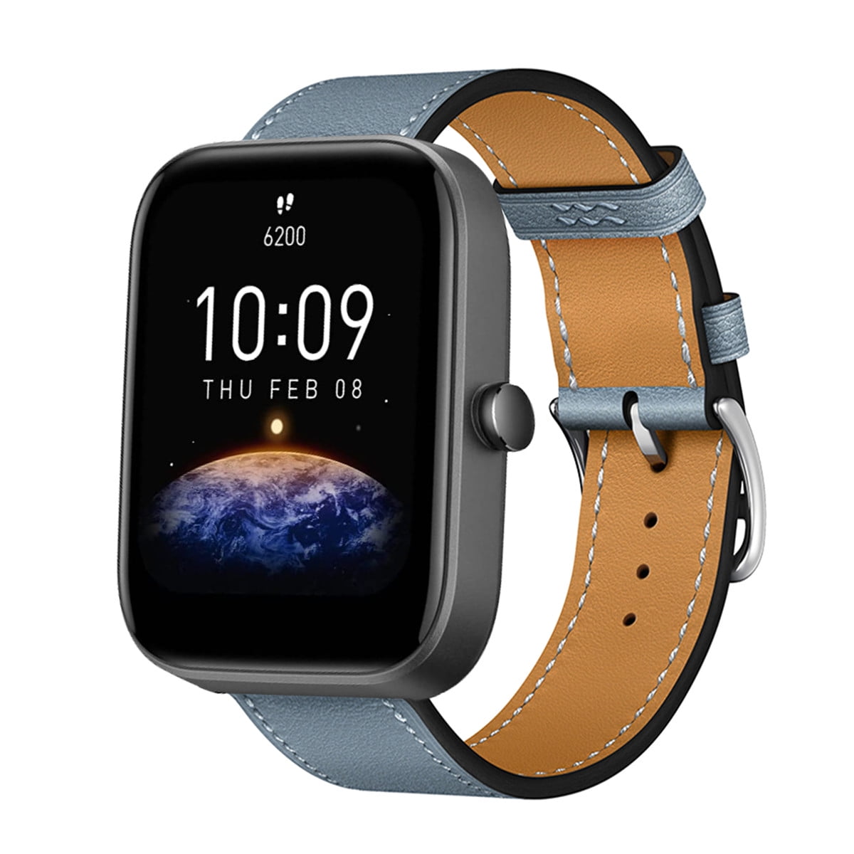 Leather Bands Compatible with Amazfit Bip 3 pro Bip 3 Bip u Band Genuine Leather Replacement Band for Amazfit Bip 3 pro Bip 3 Bip u Leather Amazfit Bip 3 pro Bip 3 Bip u Strap for Women