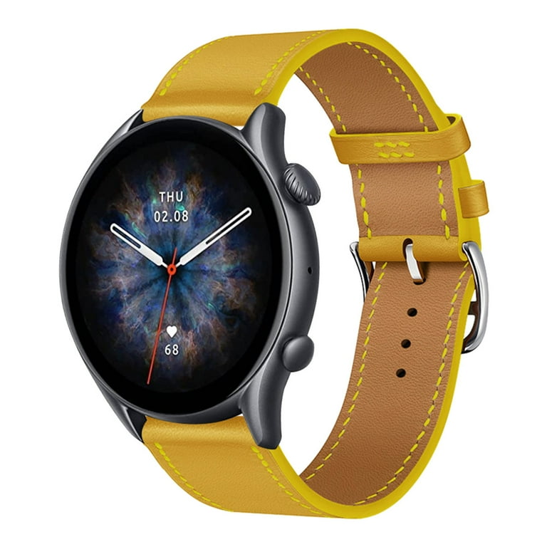 Leather Strap Amazfit Gtr 47mm Band Size Xiaomi Amazfit GTR 47mm D