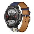 thumbnail image 1 of Leather Bands Compatible with Amazfit T-Rex 2 Band, Genuine Leather Replacement Band for Amazfit T-Rex 2, Leather Amazfit T-Rex 2 Strap for Women & Men, 1 of 7