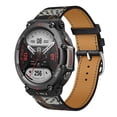 thumbnail image 1 of Leather Bands Compatible with Amazfit T-Rex 2 Band, Genuine Leather Replacement Band for Amazfit T-Rex 2, Leather Amazfit T-Rex 2 Strap for Women & Men, 1 of 7