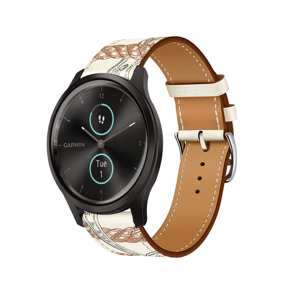 ガーミン vívomove HR BlackSilver leather vívomove™ HR | スポーツ