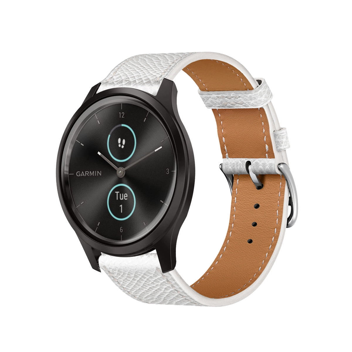 Leather Bands Compatible with Garmin Vivomove Sport Luxe style hr Trend Band Genuine Leather Replacement Band for Garmin Vivomove Sport Luxe style hr Trend for Women Men Walmart