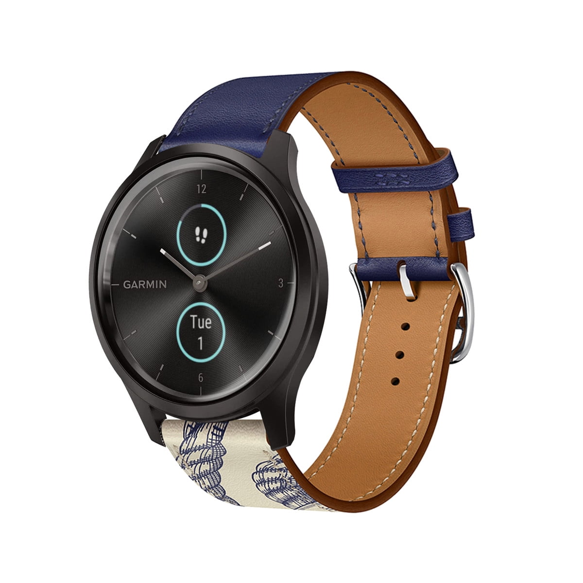 Leather band for garmin vivomove hr best sale