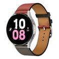 thumbnail image 1 of Leather Bands Compatible with Samsung Galaxy Watch 4/5/6 40mm 44mm Band, Genuine Leather Replacement Band for Samsung Galaxy Watch 4/5/6 40mm 44mm for Women & Men, 1 of 7