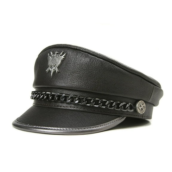 Leather Baseball Cap Hip Hop Hats Autumn Winter Men Women Cap PU Leather Trucker Caps ,Fashion Design