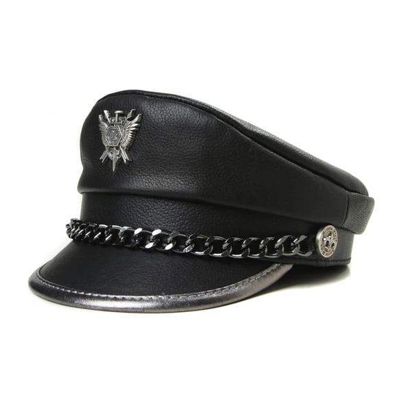 Leather Baseball Cap Hip Hop Hats Autumn Winter Men Women Cap PU Leather Trucker Caps ,Fashion