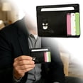 thumbnail image 1 of Leather Bat Wallet Personalized Hero Mask Design Bat Card Bag Multifunction Man Bat Billfold(Black), 1 of 6