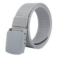 thumbnail image 1 of Leather Belt | Fngz Adjustable Waist Belt | Nylon Belts for Men Men's Belts Casual with Automatic Buckle No Holes Belt for Men, 1 of 3