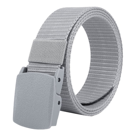 Leather Belt | Fngz Adjustable Waist Belt | Nylon Belts for Men Men's Belts Casual with Automatic Buckle No Holes Belt for Men