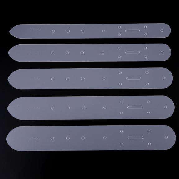 Leather Belt Hole Punch Templates, Durable PVC, Accurate Measurement, Easy To Carry
