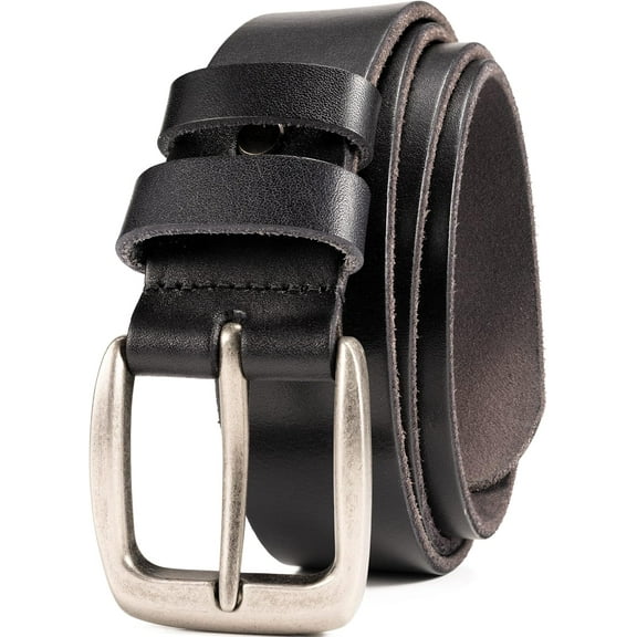 Leather Belt for Men,100% Italian Full Grain Real Solid Leather