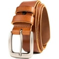 thumbnail image 1 of Leather Belt for Men,100% Italian Full Grain Real Solid Leather, 1 of 6
