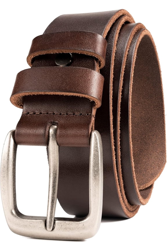 Leather Belt for Men,100% Italian Full Grain Real Solid Leather