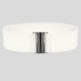thumbnail image 1 of Leather Belts Buckle Stretch Dress Belt Lady Elastic Waist Wide Belts Women Wide Fashion Belt,White Polyester Belt, 1 of 2