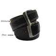 thumbnail image 1 of Leather Belts Mens Women Belt Black Casual Office Wear with Buckle, 1 of 10