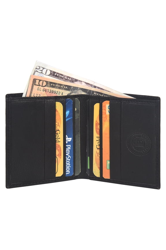 Leather Bifold Wallet Slim and Small Design by Leatherboss