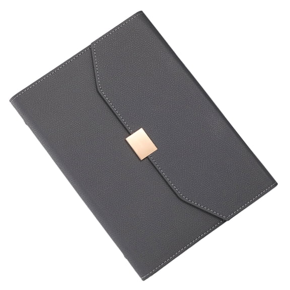 Leather Binder Journal Refillable Binder Notebook Magnetic Closure 200Pages Lined for Women Student Journaling Planning