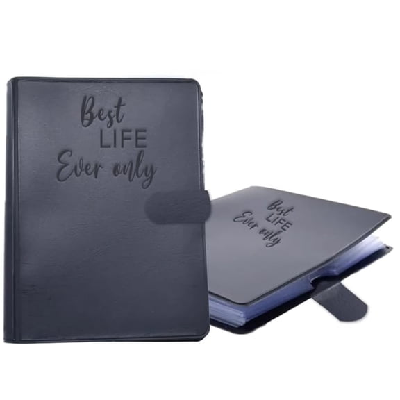 Leather Binder Magnetic Transmission Manual – Refillable Binder Organizer • Magnetic Closure • Durable Leather Construction • Multi-Purpose Ministry Notebook Set