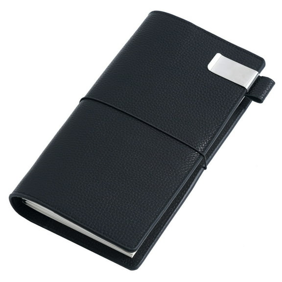 Leather Binder Set Loose-leaf Journal Office Planner 3 Refills Papers Included