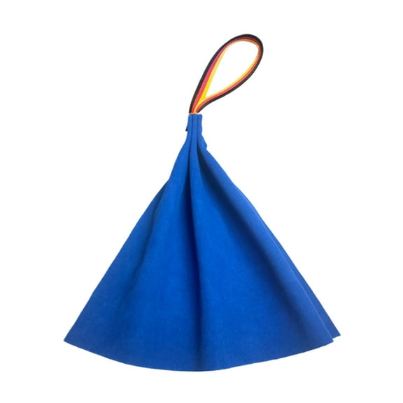 Leather Bite Rag for Dog Training - K9 Puppy Bite Toy with Handle to Build Prey Drive, Train Bite Grip, and Play Tug of War Games for Aggressive Chewers