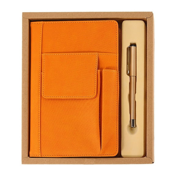 Leather Book Cover, A5 Book Sleeve, Reusable Book Protector with Pen Pocket for Paperback, Notebook