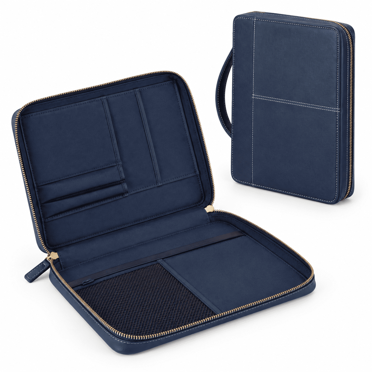 Timber Book Protector Leather Book Cover, Dark Blue, Large, Classic, Fits Standard Bibles ...