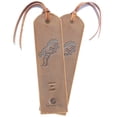 thumbnail image 1 of Leather Bookmarks for Men and Women | Quality Mens Bookmark with Jumping Horse | 2 Smooth Handmade Leather Book Markers for Men Women Book Lovers Readers (7x2") Leather Gift | Sovereign-Gear, 1 of 10